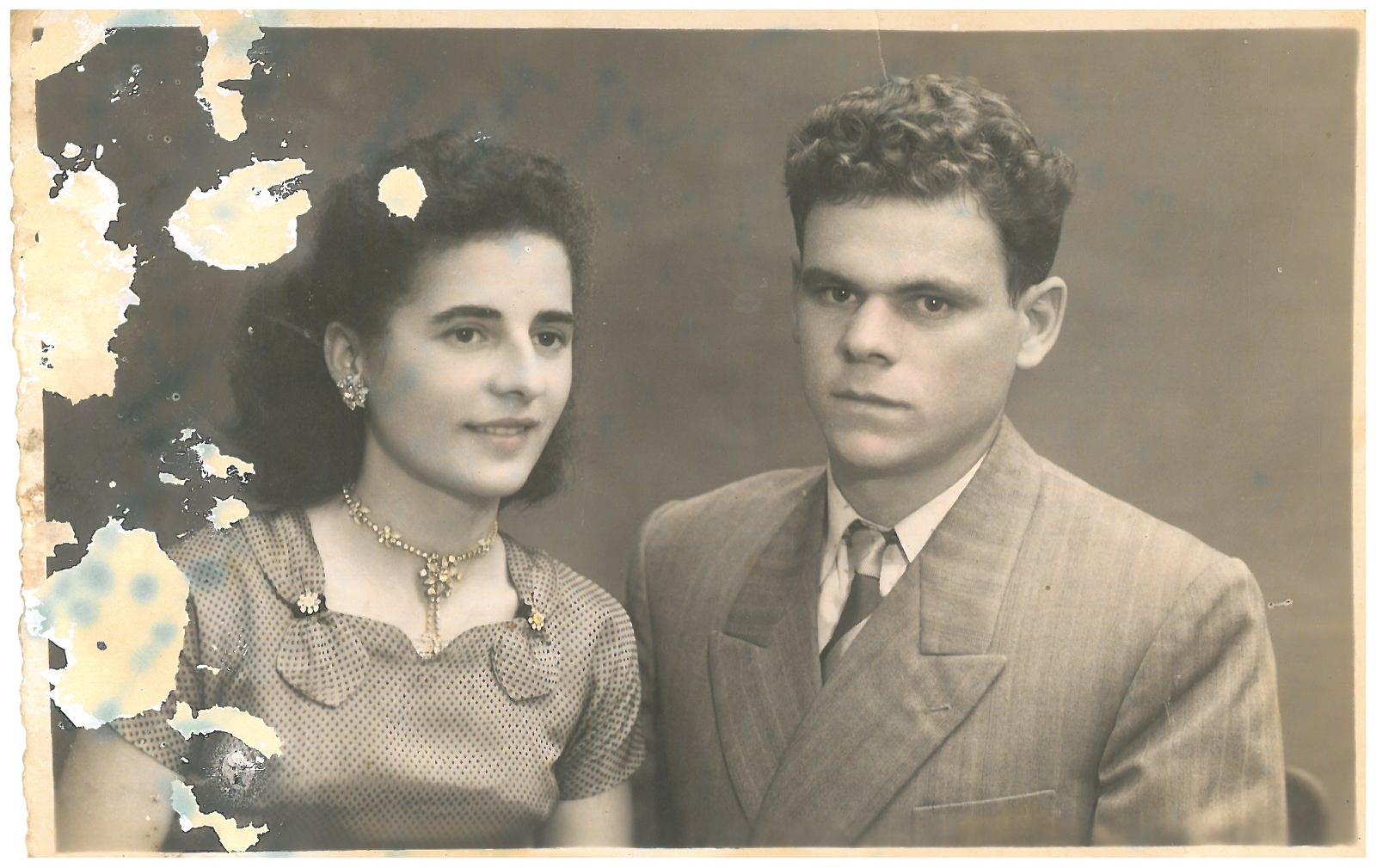 José Fernandes e Conceição, cerca de 1957